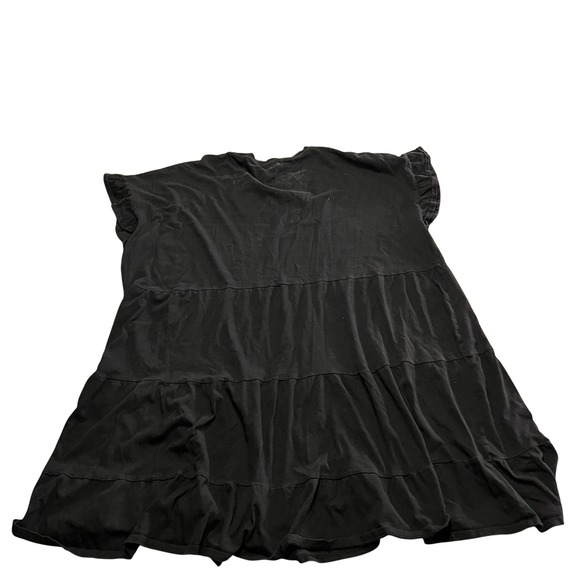 J. Crew 3X Black Tiered Dress Short‎ Sleeve Re-Imagined T-Shirt Style - Picture 6 of 8